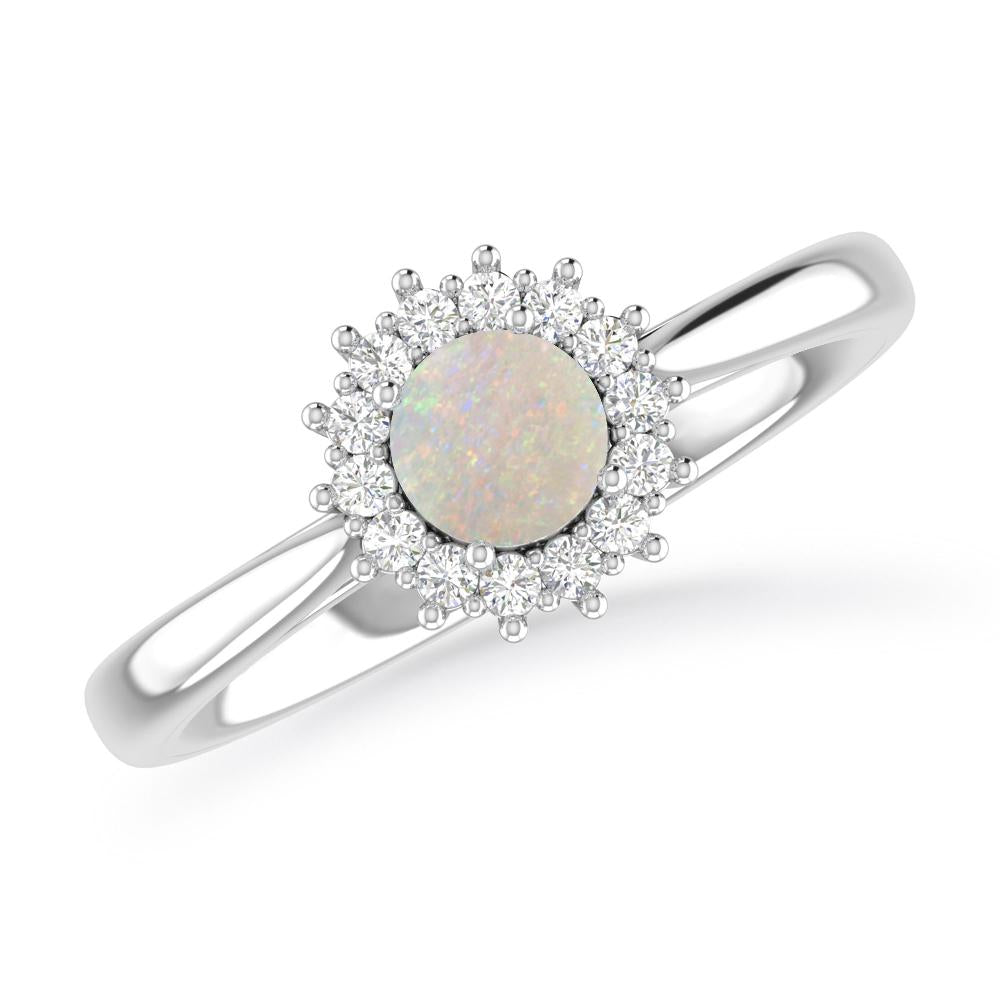 White Gold - Opal