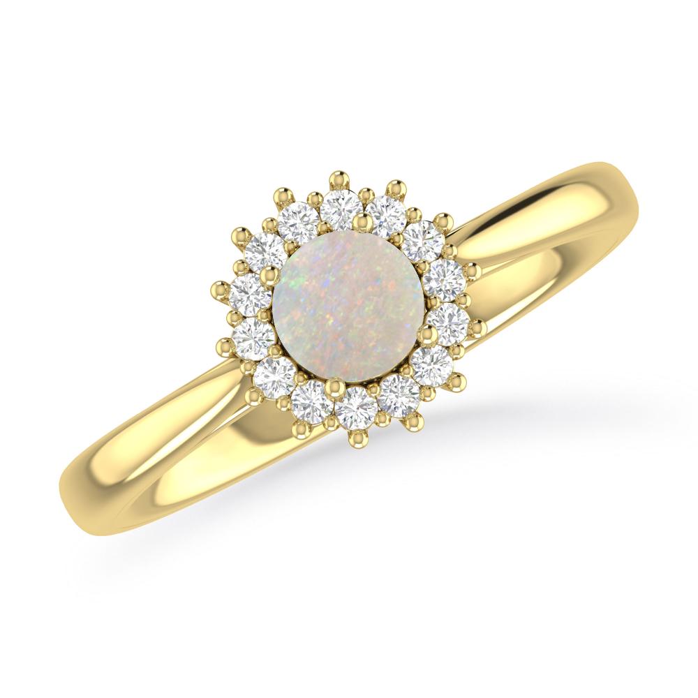 Yellow Gold - Opal