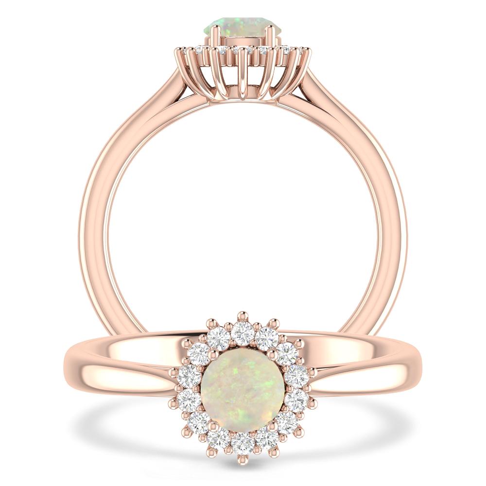 Rose Gold - Opal