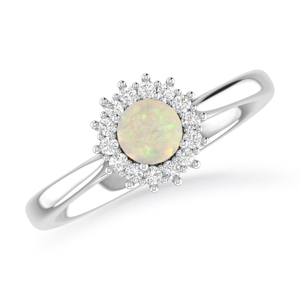 White Gold - Opal