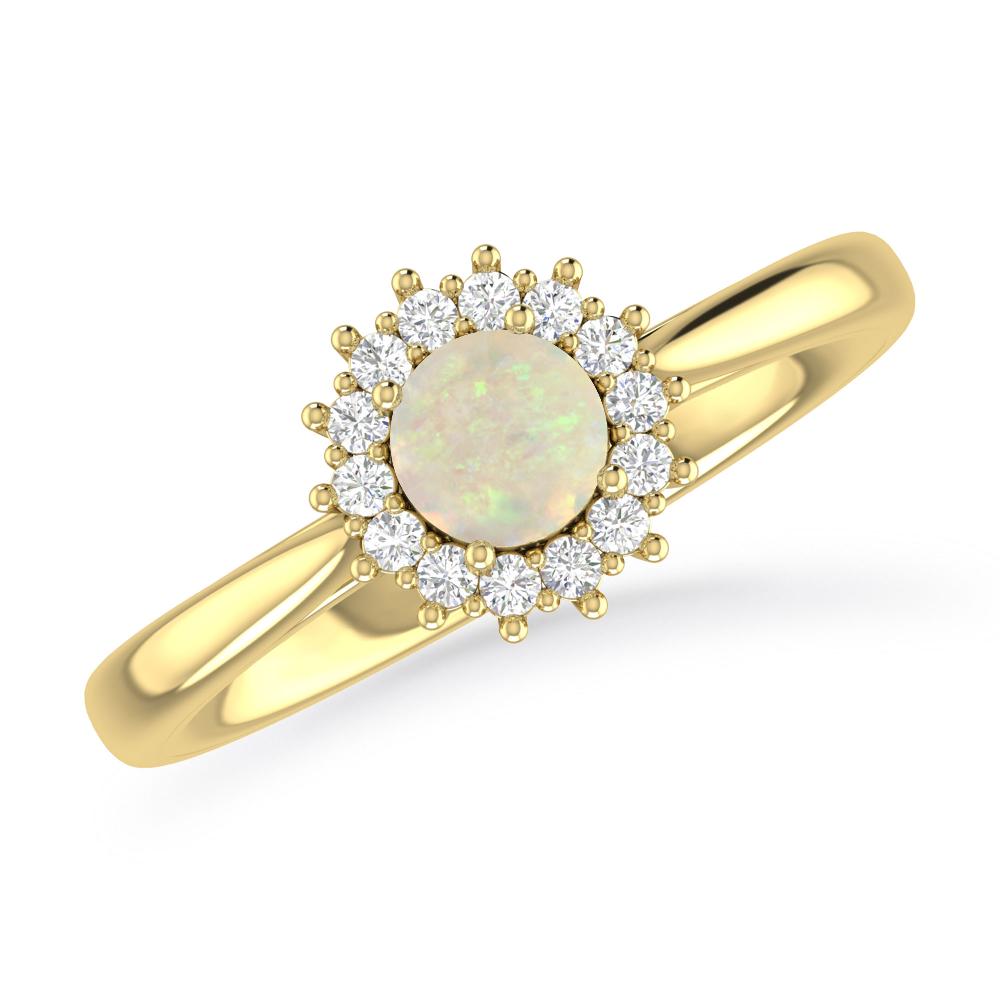 Yellow Gold - Opal