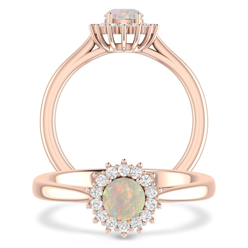 Rose Gold - Opal