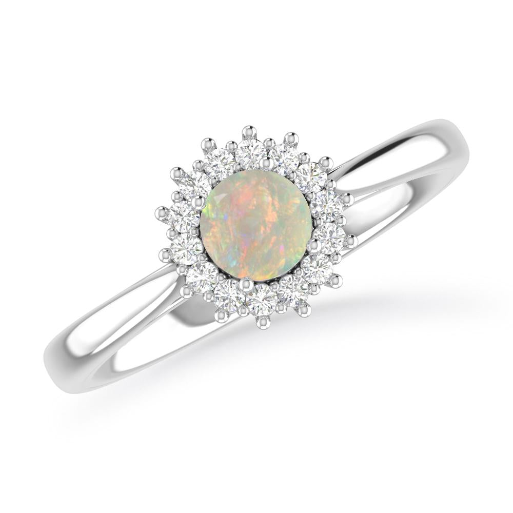 White Gold - Opal