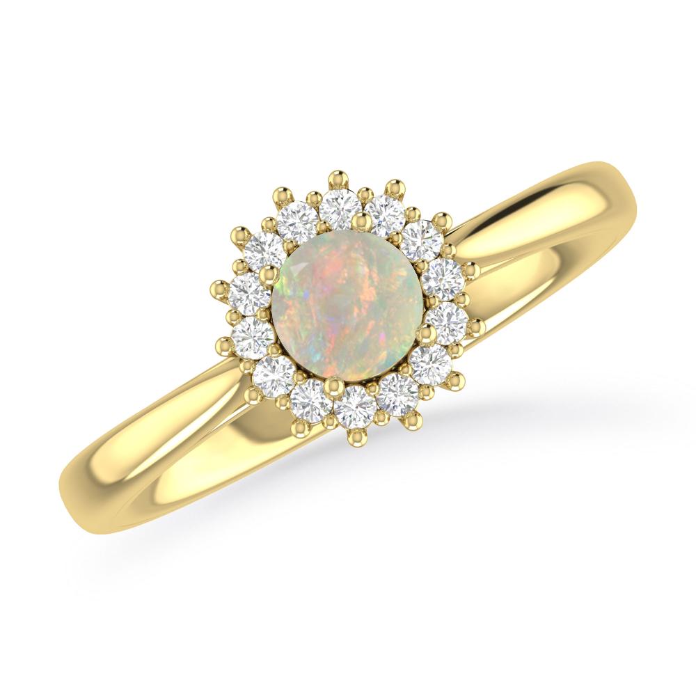 Yellow Gold - Opal