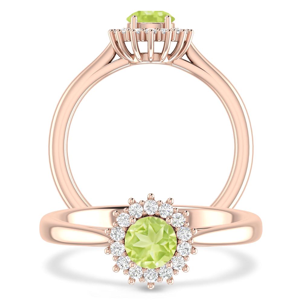 Rose Gold - Peridot