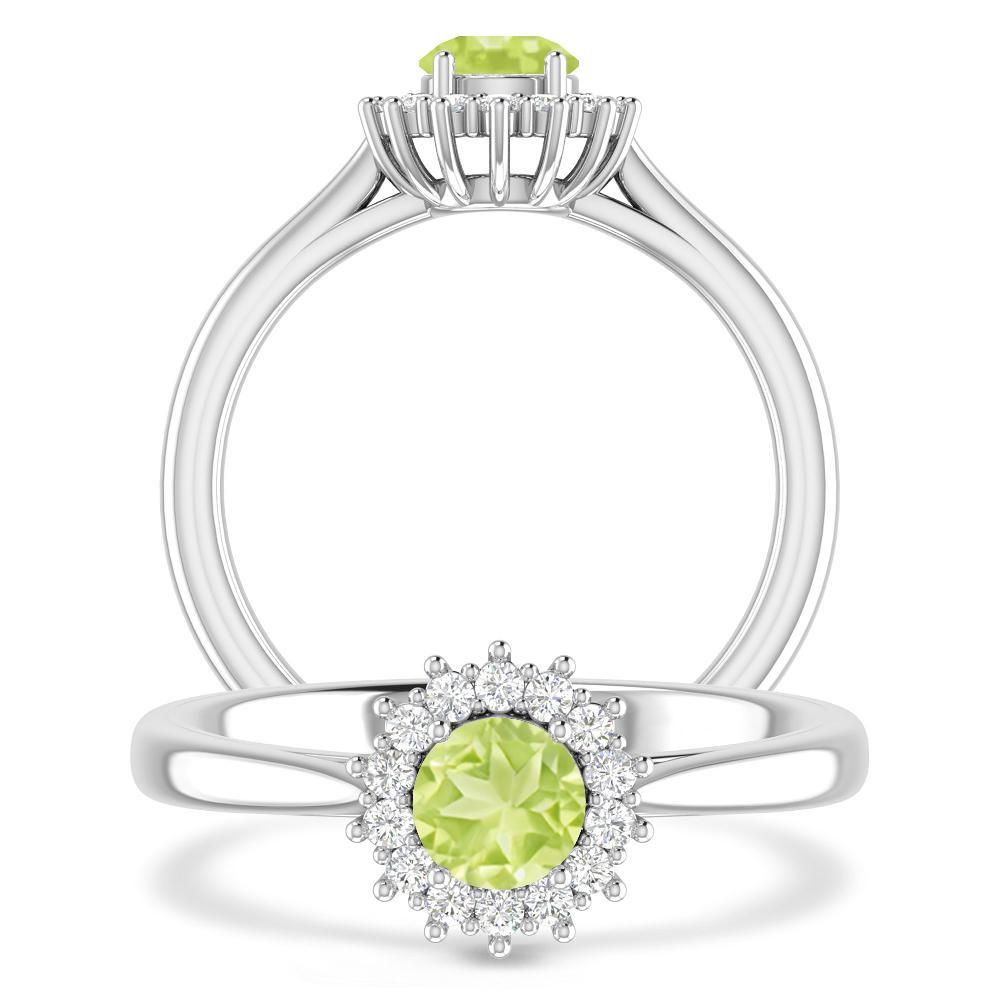 White Gold - Peridot