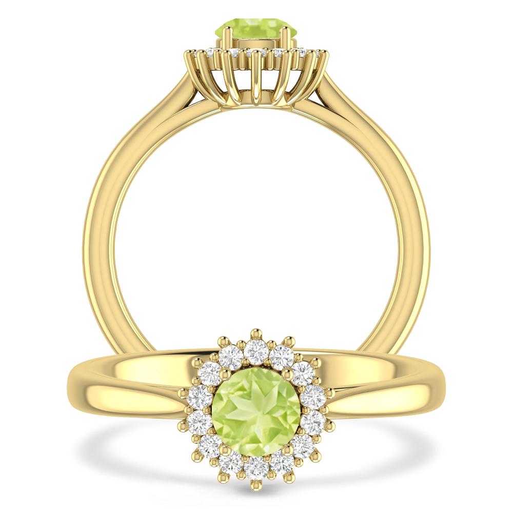 Yellow Gold - Peridot