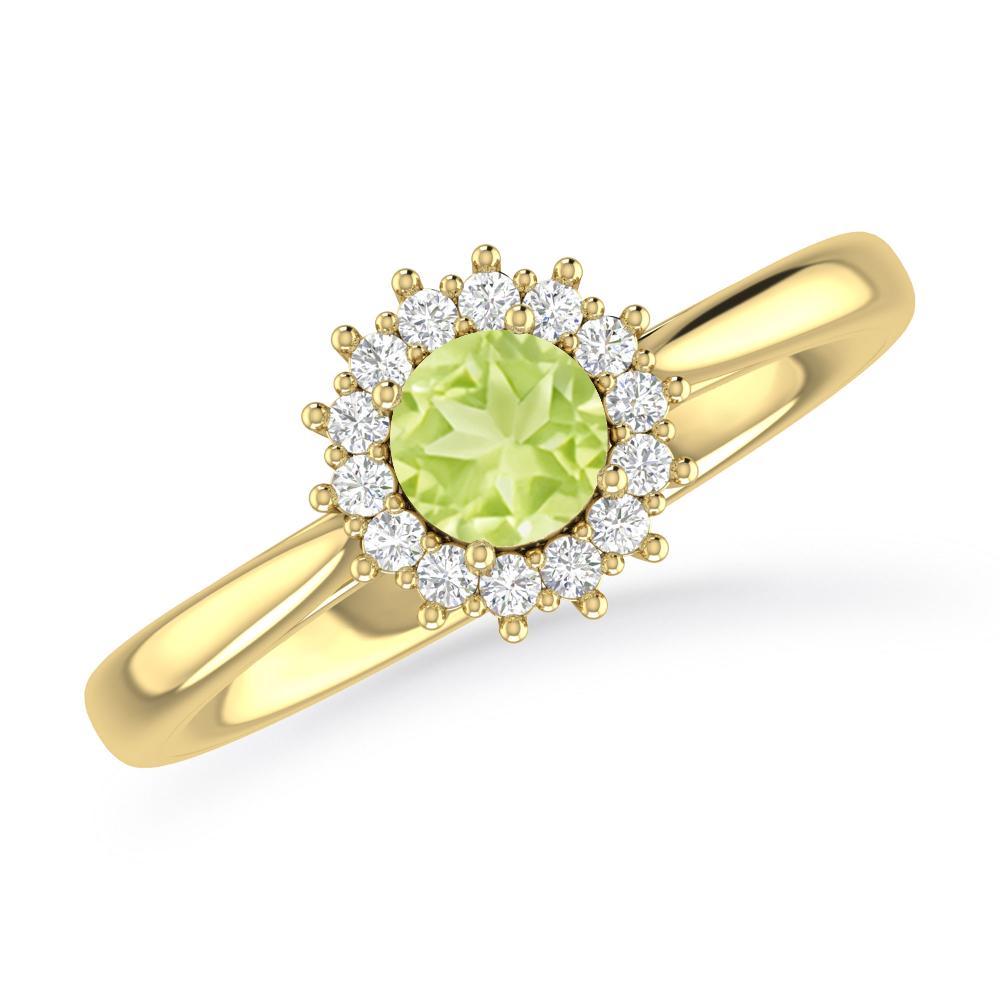 Yellow Gold - Peridot