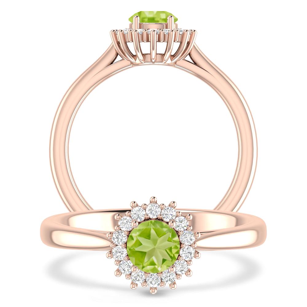 Rose Gold - Peridot