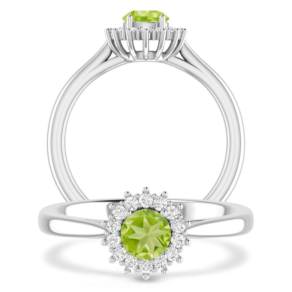 White Gold - Peridot