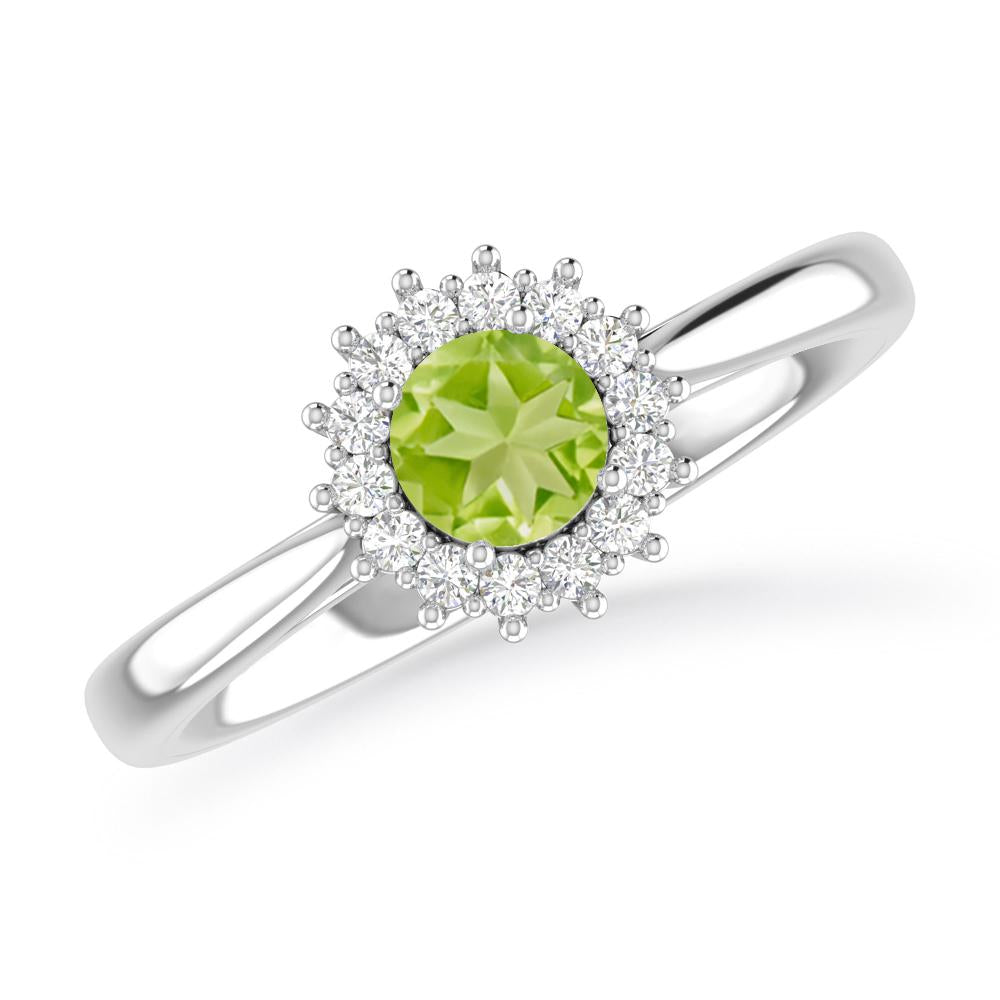 White Gold - Peridot