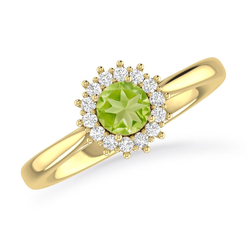 Yellow Gold - Peridot