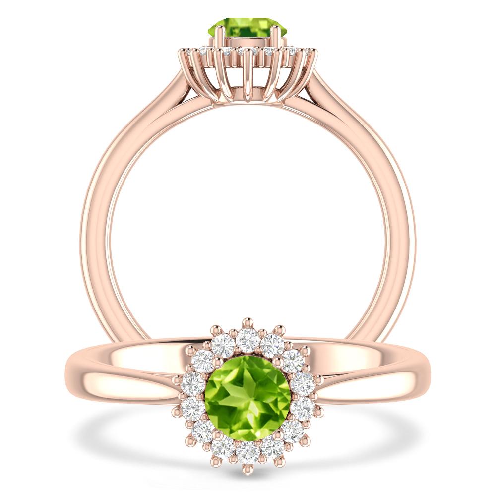 Rose Gold - Peridot