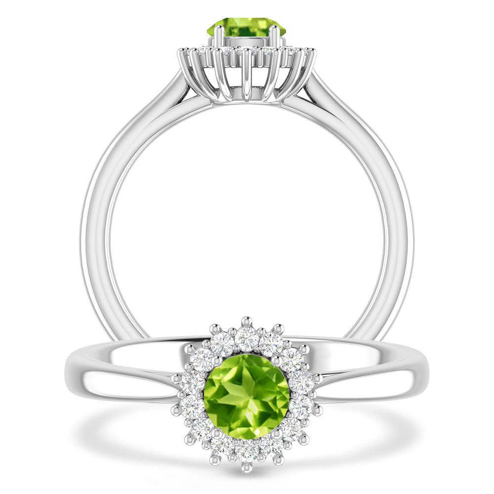 White Gold - Peridot