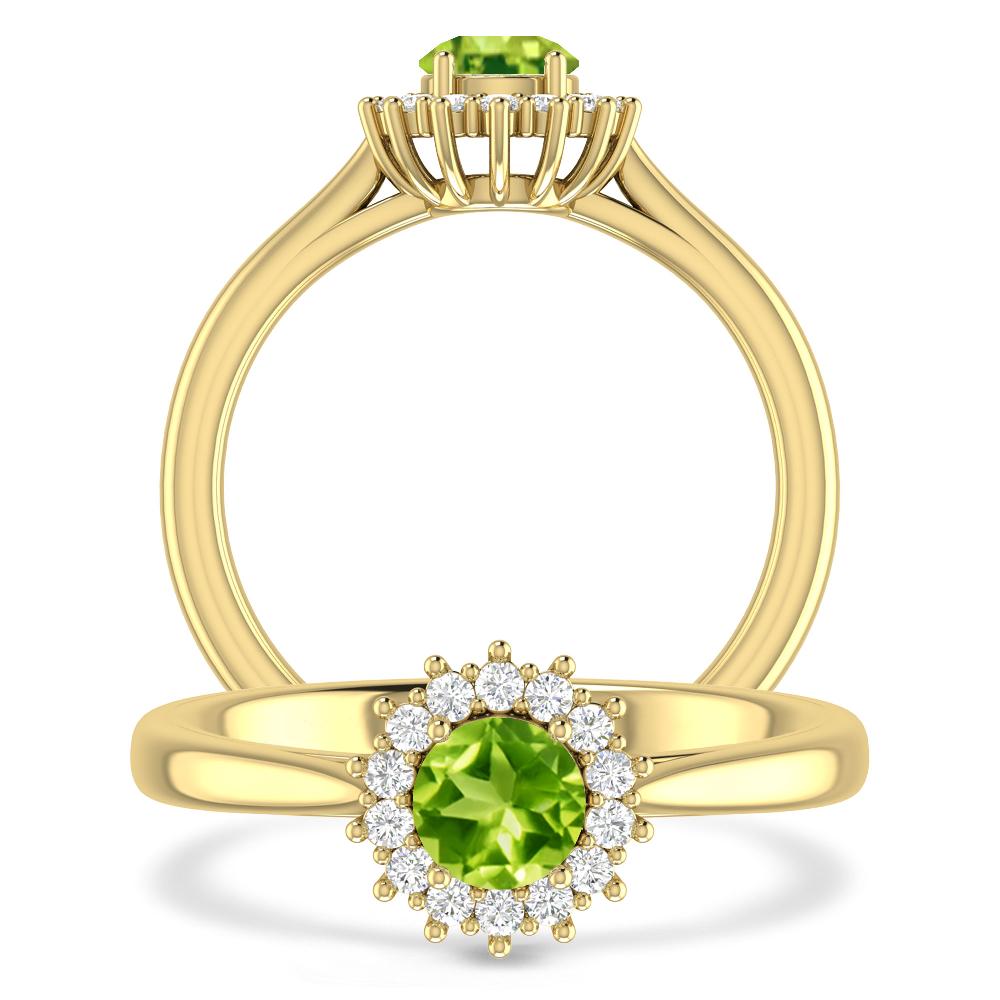 Yellow Gold - Peridot