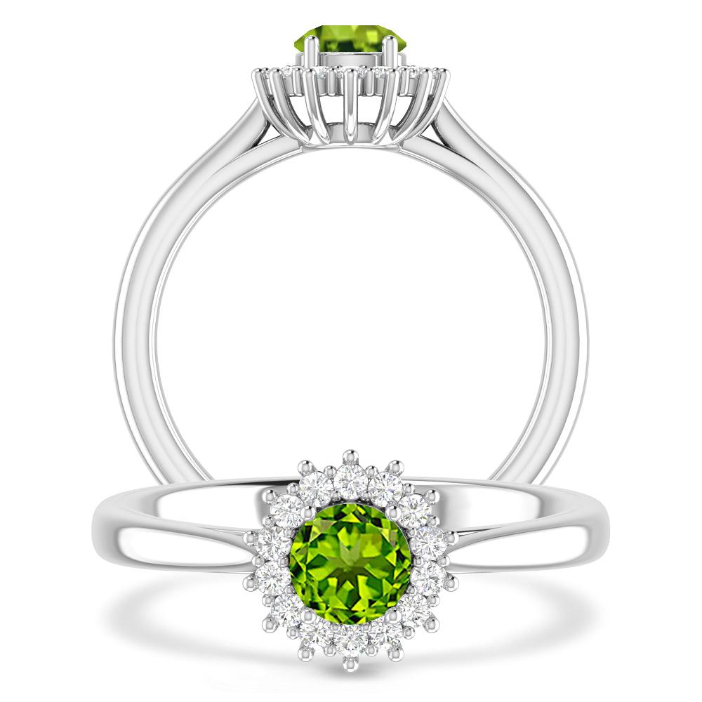 White Gold - Peridot