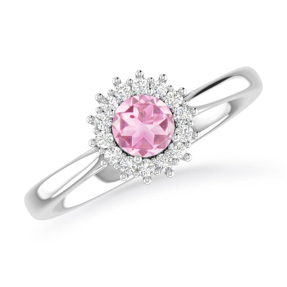 White Gold - Pink Tourmaline