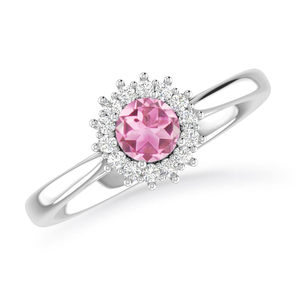 White Gold - Pink Tourmaline