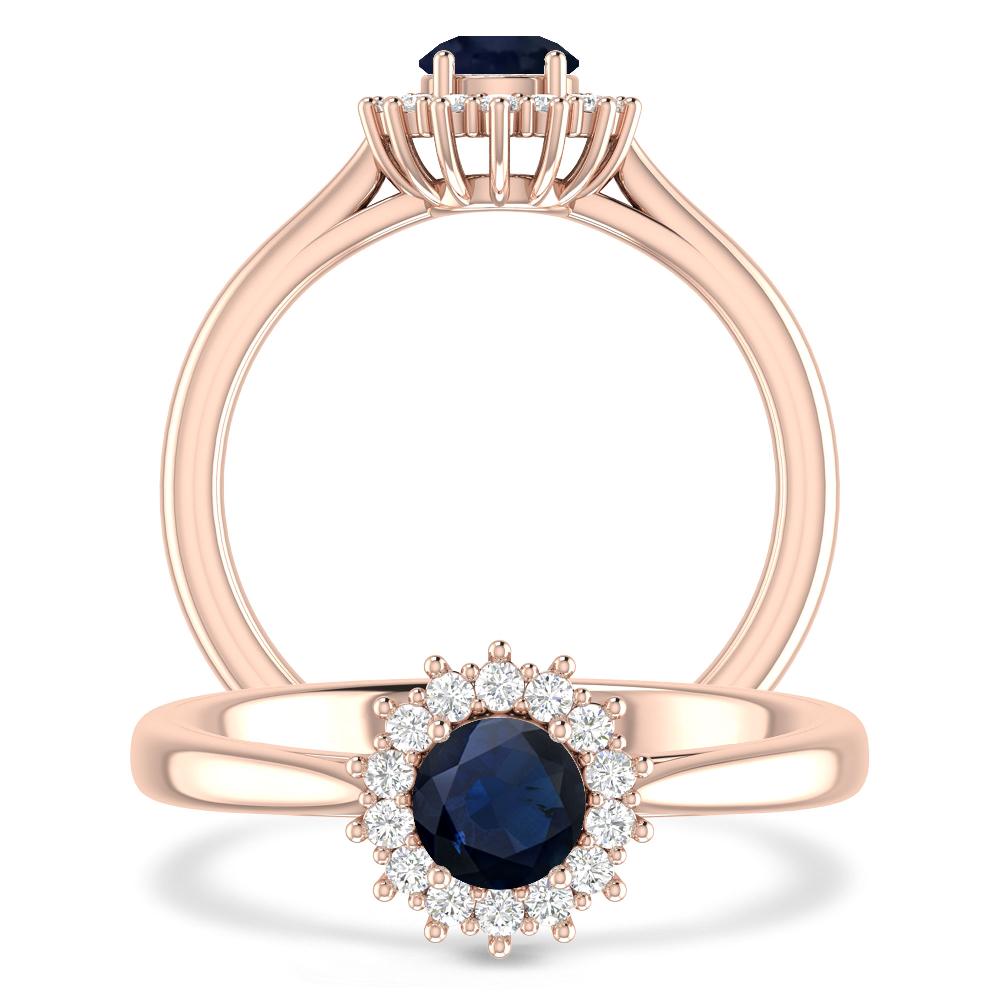 Rose Gold - Sapphire