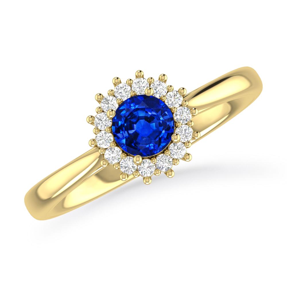 Yellow Gold - Sapphire