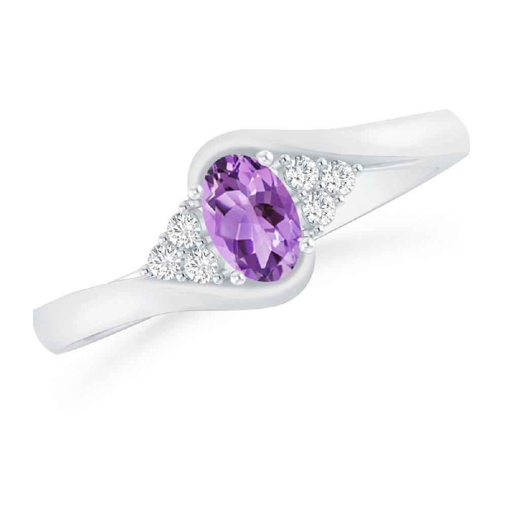 White Gold - Amethyst