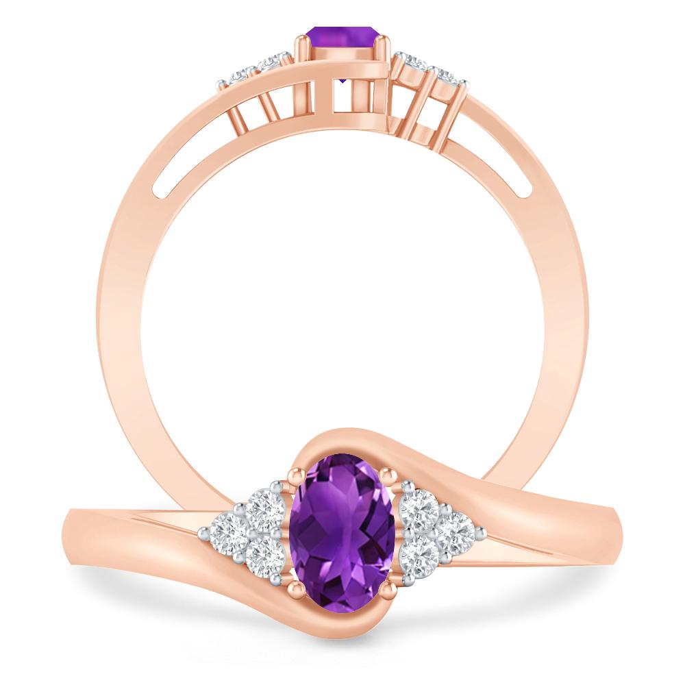 Rose Gold - Amethyst