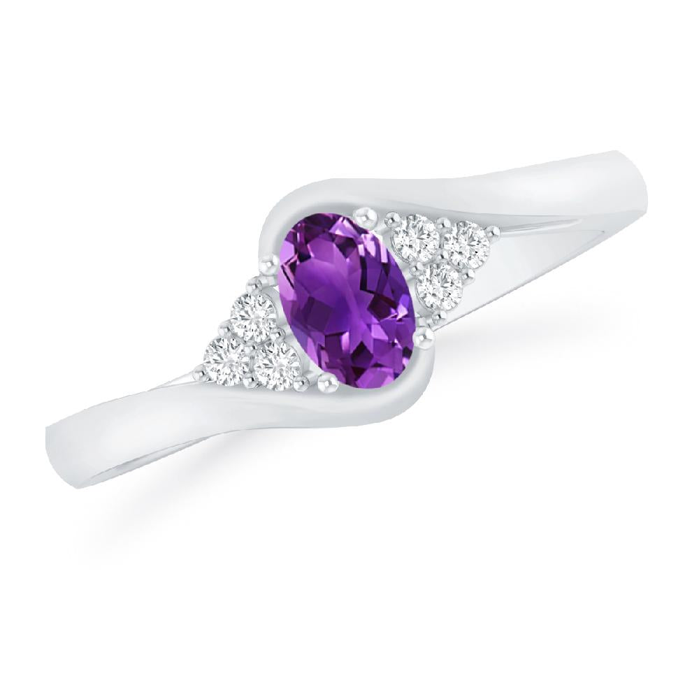 White Gold - Amethyst