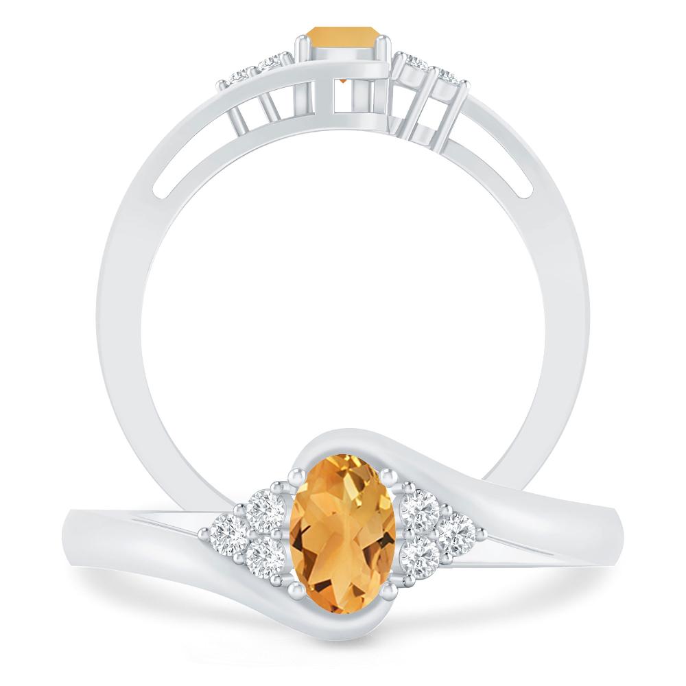 White Gold - Citrine