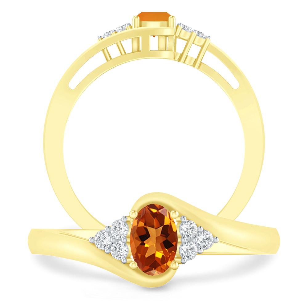 Yellow Gold - Citrine