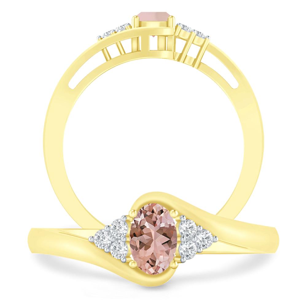 Yellow Gold - Morganite