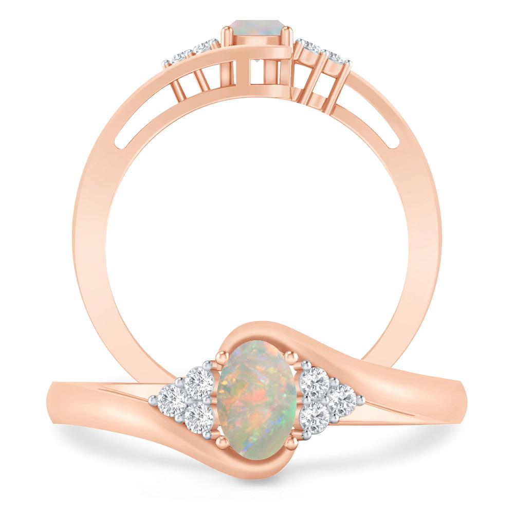 Rose Gold - Opal