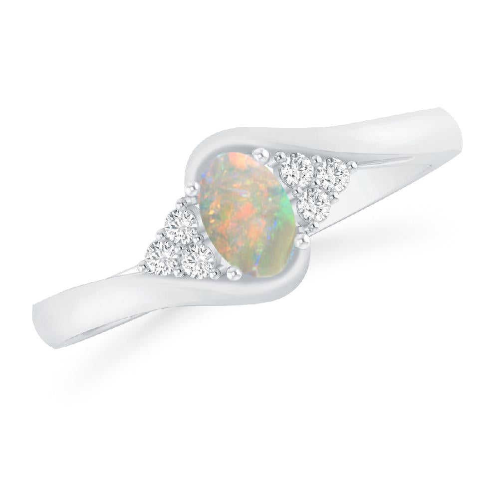 White Gold - Opal