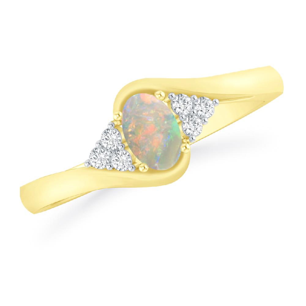 Yellow Gold - Opal