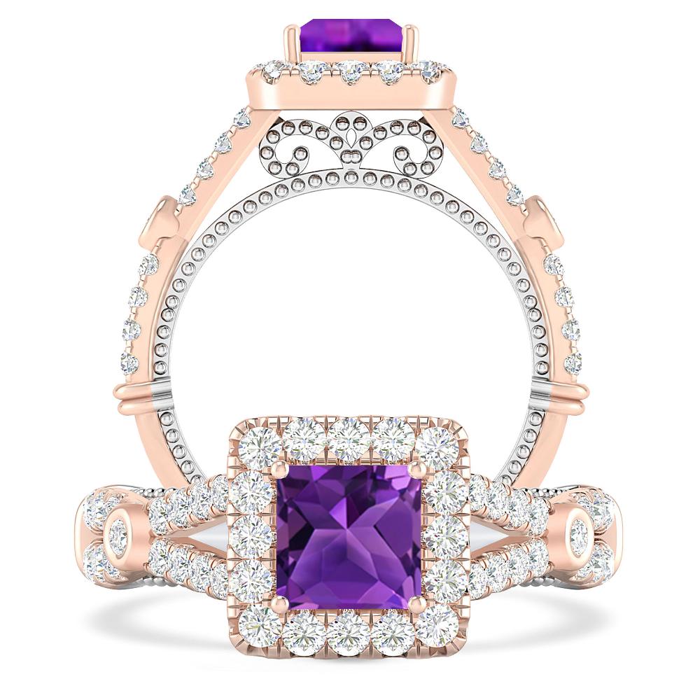 Rose Gold - Amethyst