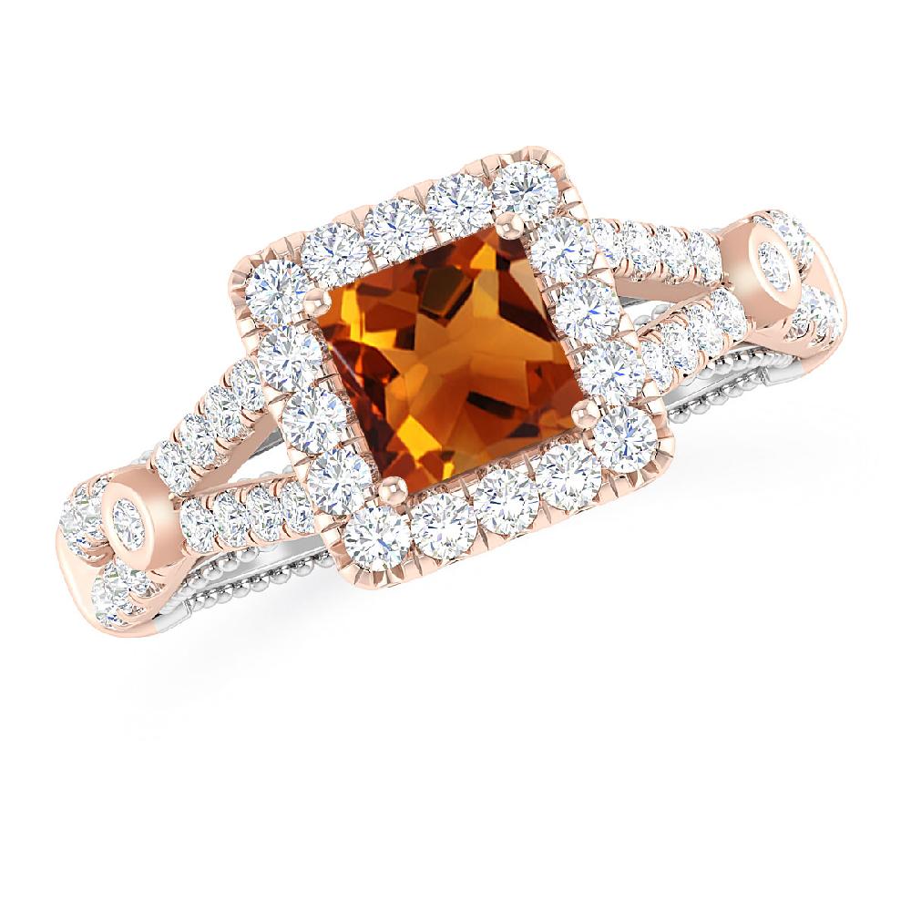 Rose Gold - Citrine