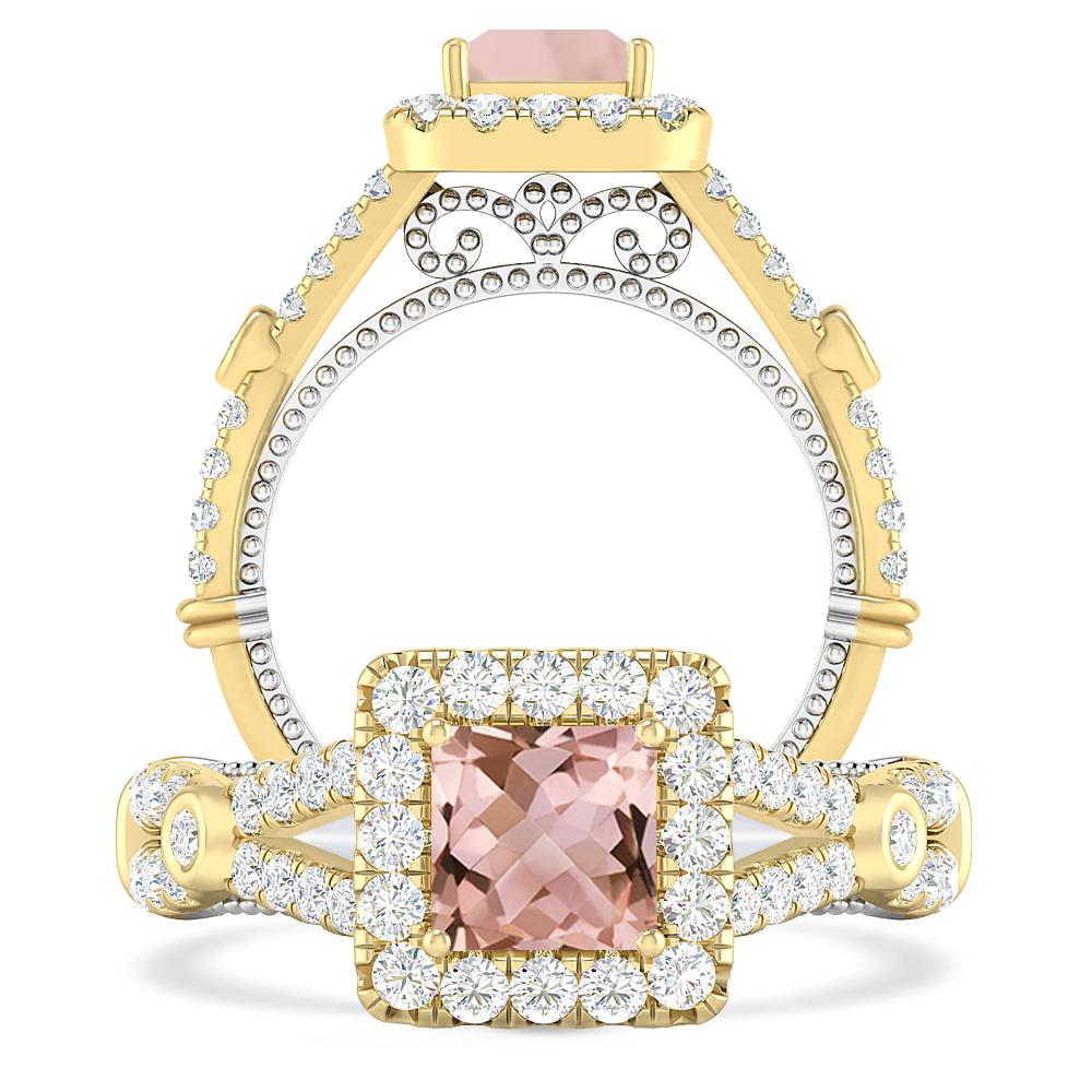 Yellow Gold - Morganite