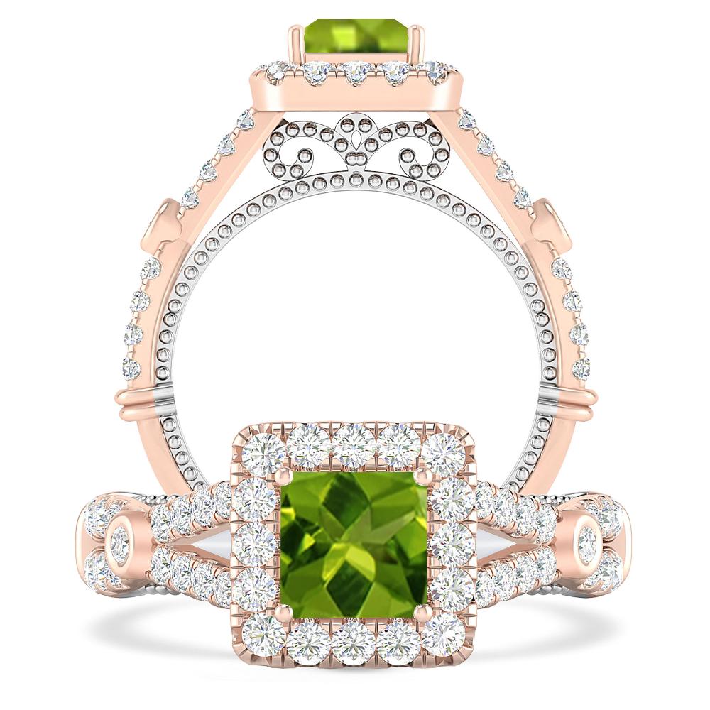 Rose Gold - Peridot