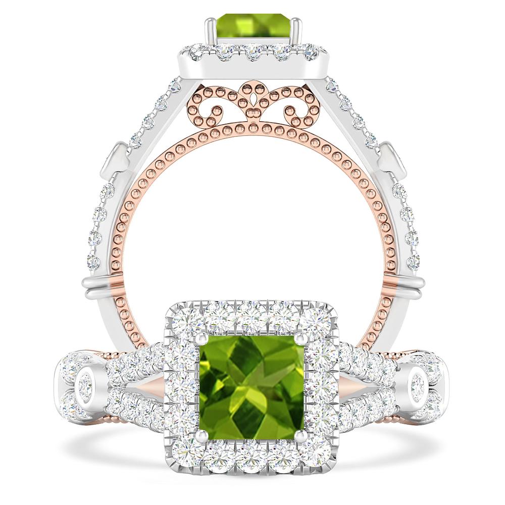 White Gold - Peridot