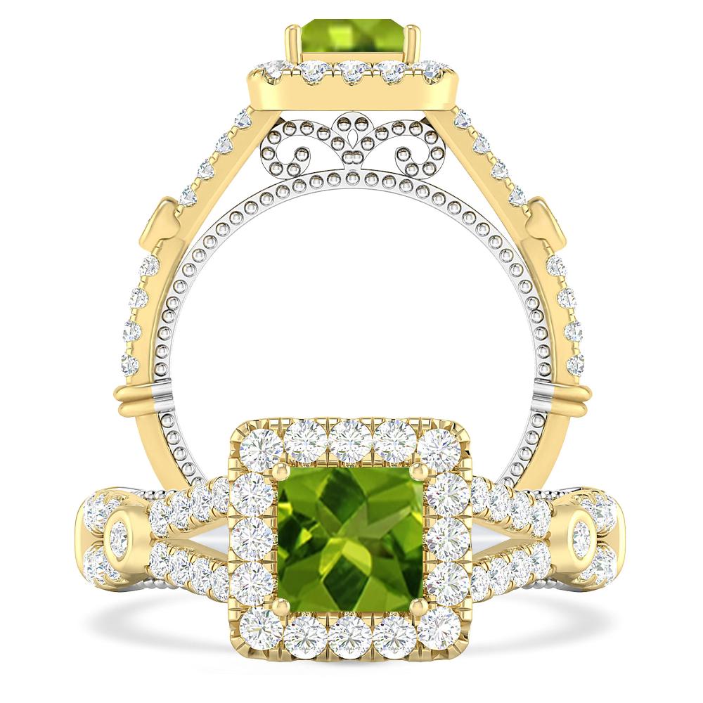 Yellow Gold - Peridot