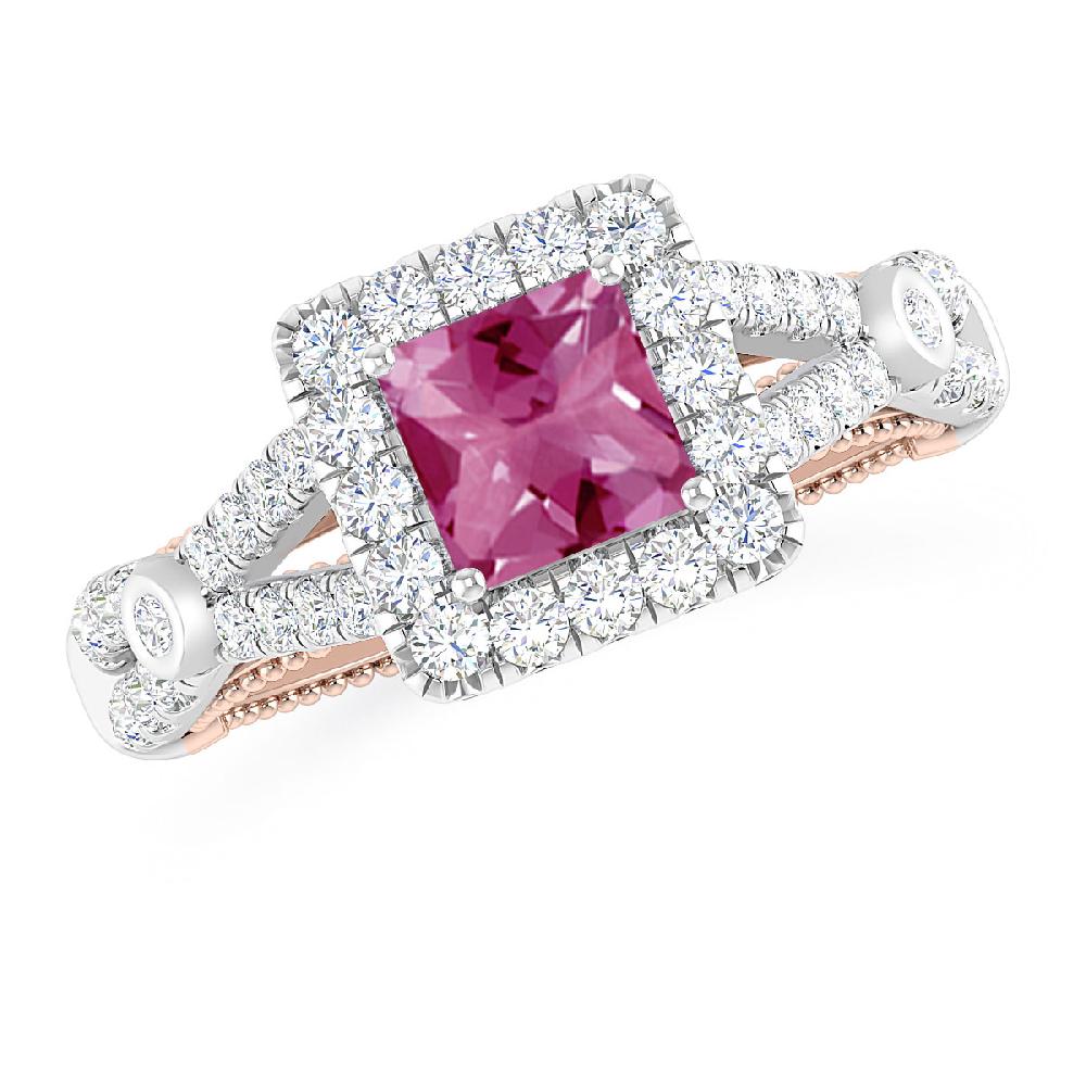 White Gold - Pink Tourmaline