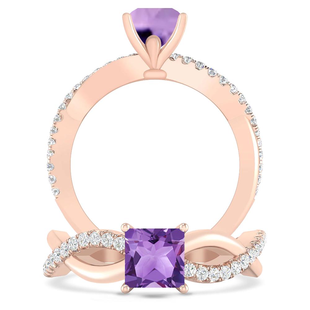 Rose Gold - Amethyst