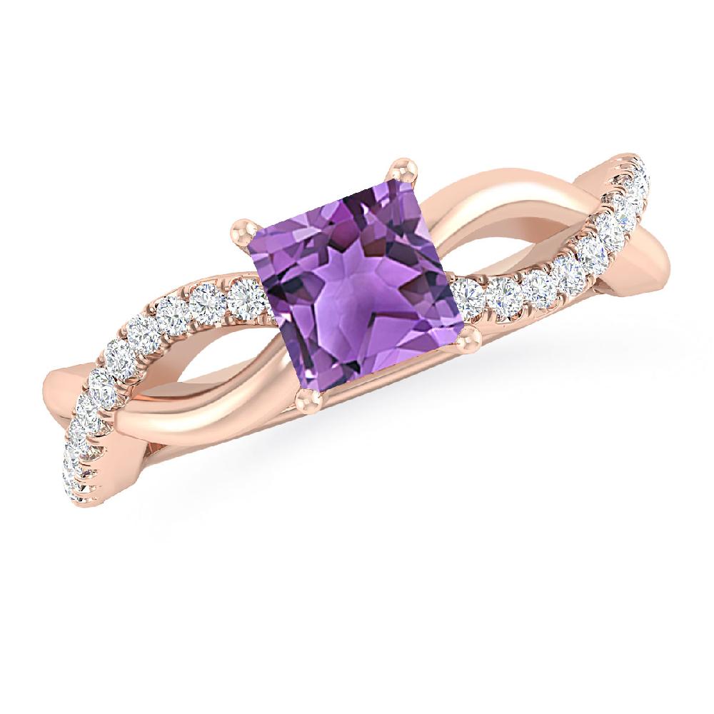 Rose Gold - Amethyst