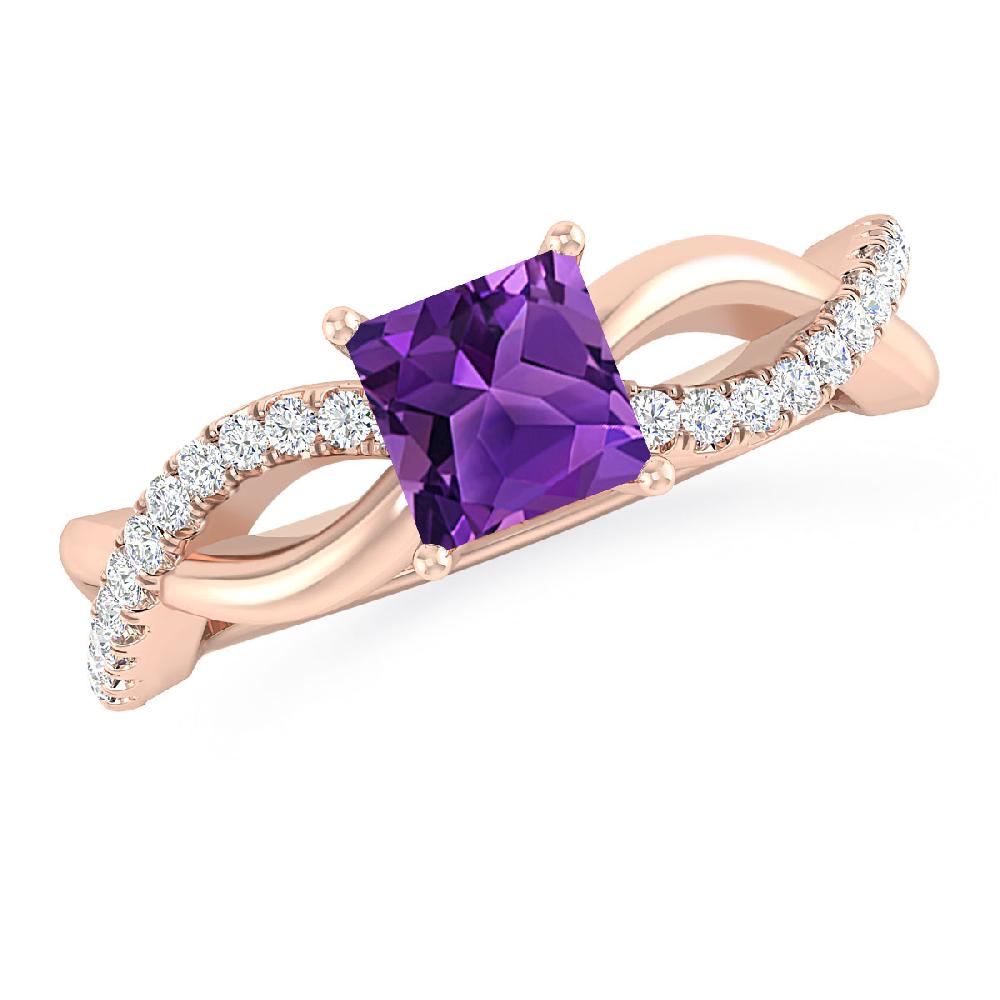 Rose Gold - Amethyst