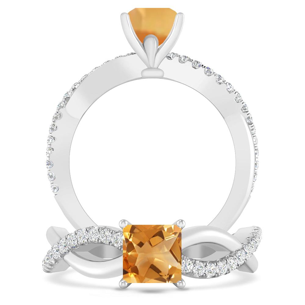 White Gold - Citrine