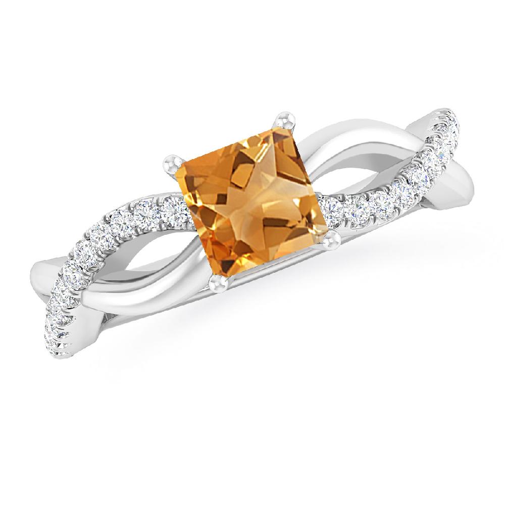 White Gold - Citrine