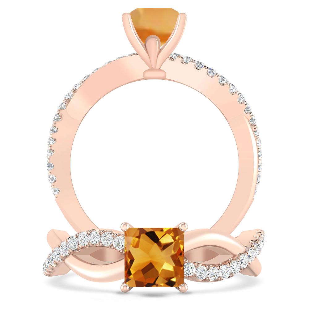 Rose Gold - Citrine