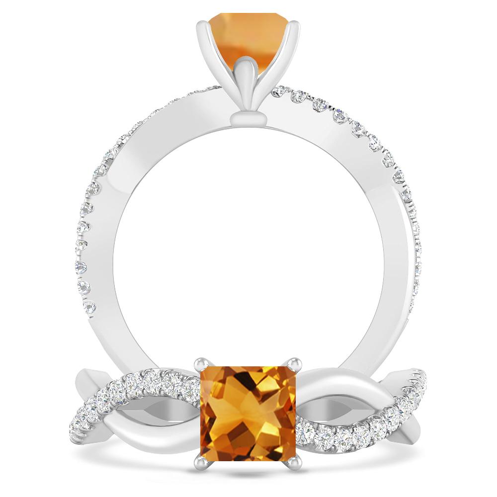 White Gold - Citrine