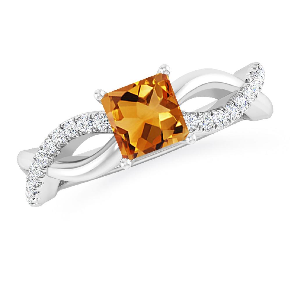 White Gold - Citrine