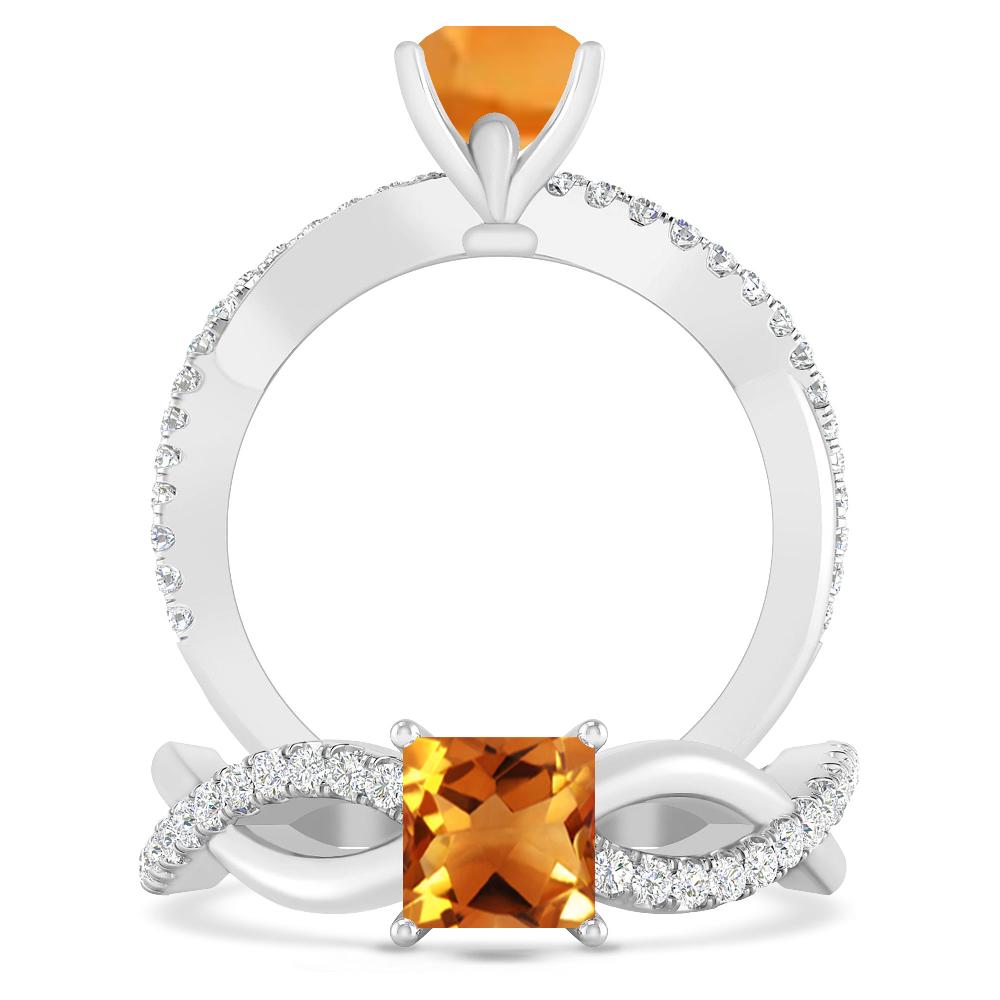 White Gold - Citrine