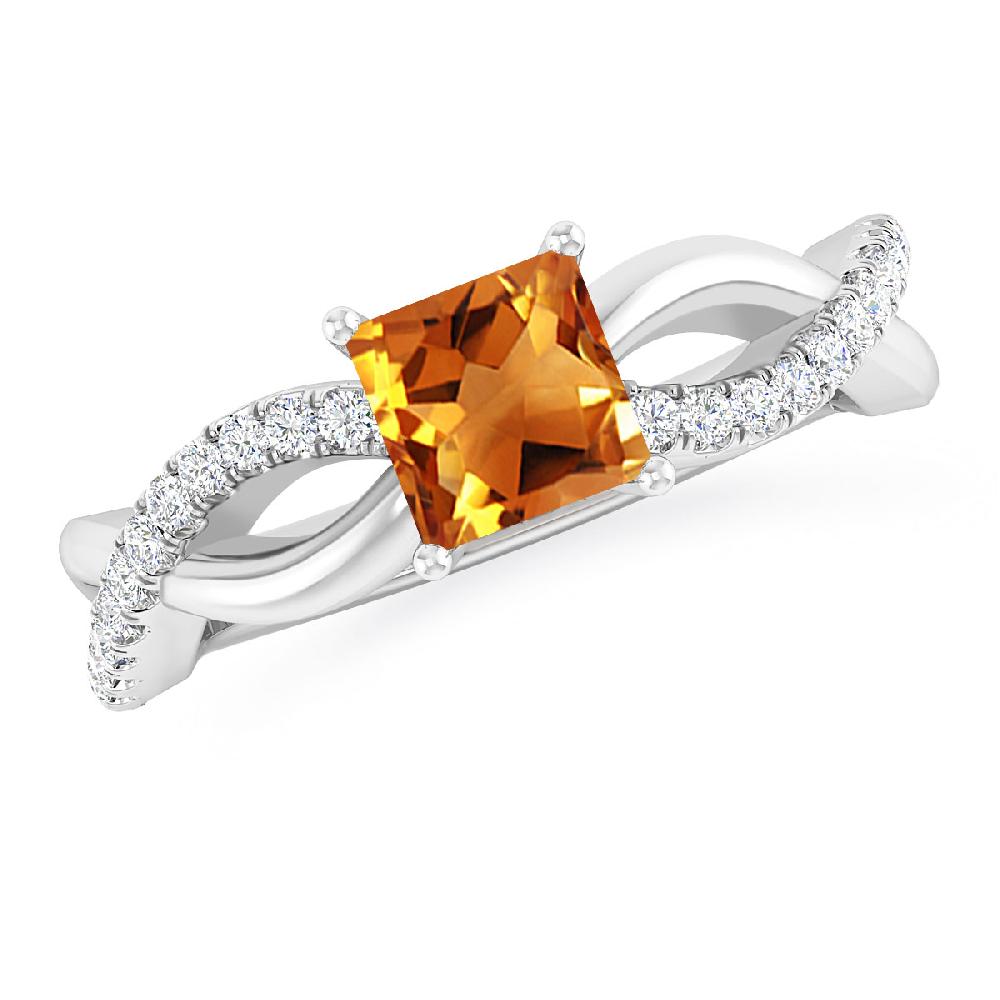 White Gold - Citrine